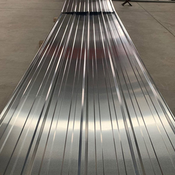 Gengfei Steel corrugated aluminum roof panels in warehouse