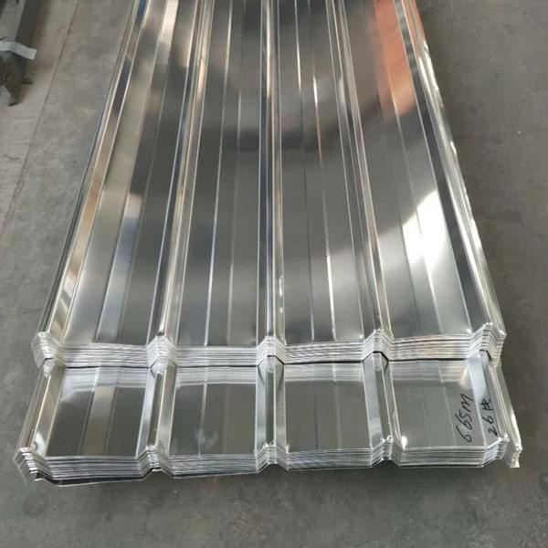 Lightweight aluminum corrugated roofing sheet with wave profile