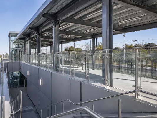 Public circulation areas metal materials